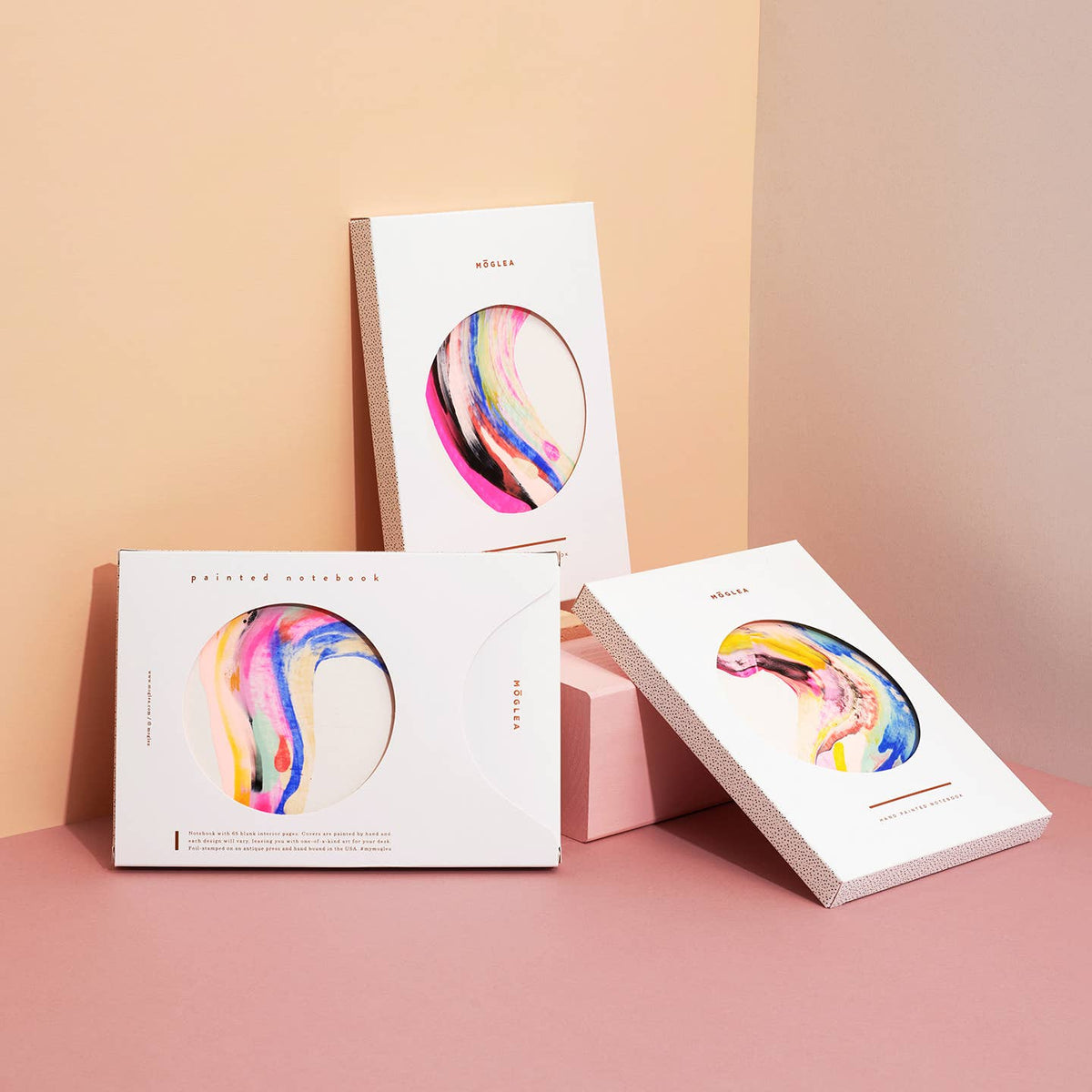 Moglea - Candy Swirl Boxed Notebook