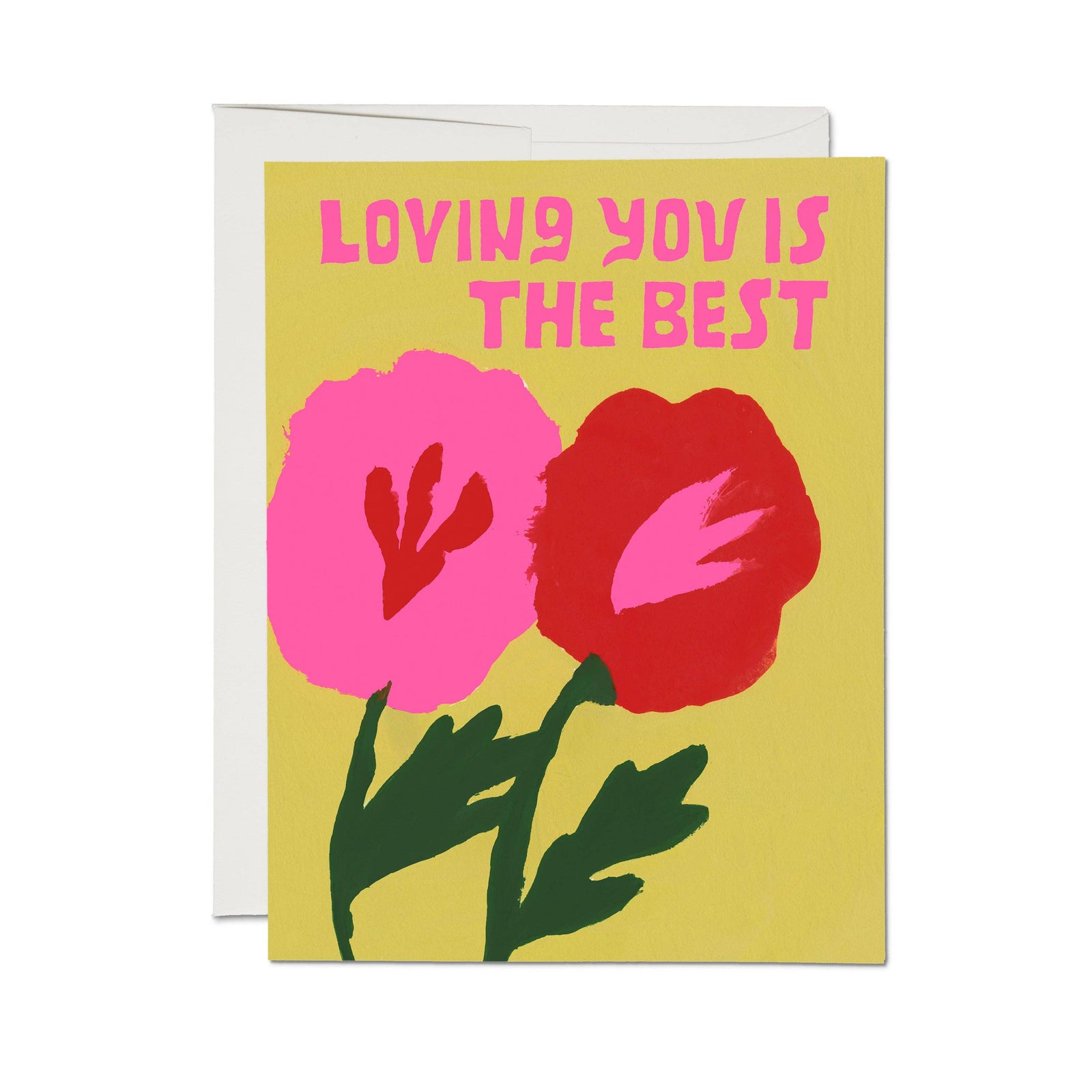 Red Cap Cards Loving You Greeting Card