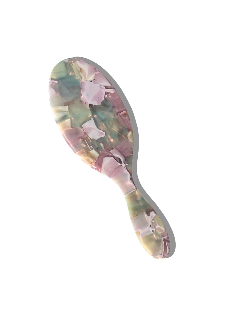 Solar Eclipse - Perfect Daily Hair Brush | Eco-Friendly Acetate: Pearl