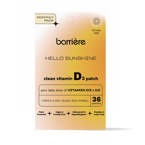 Barriere Hello Sunshine Vitamin D3 patch 36pk| Black Sun