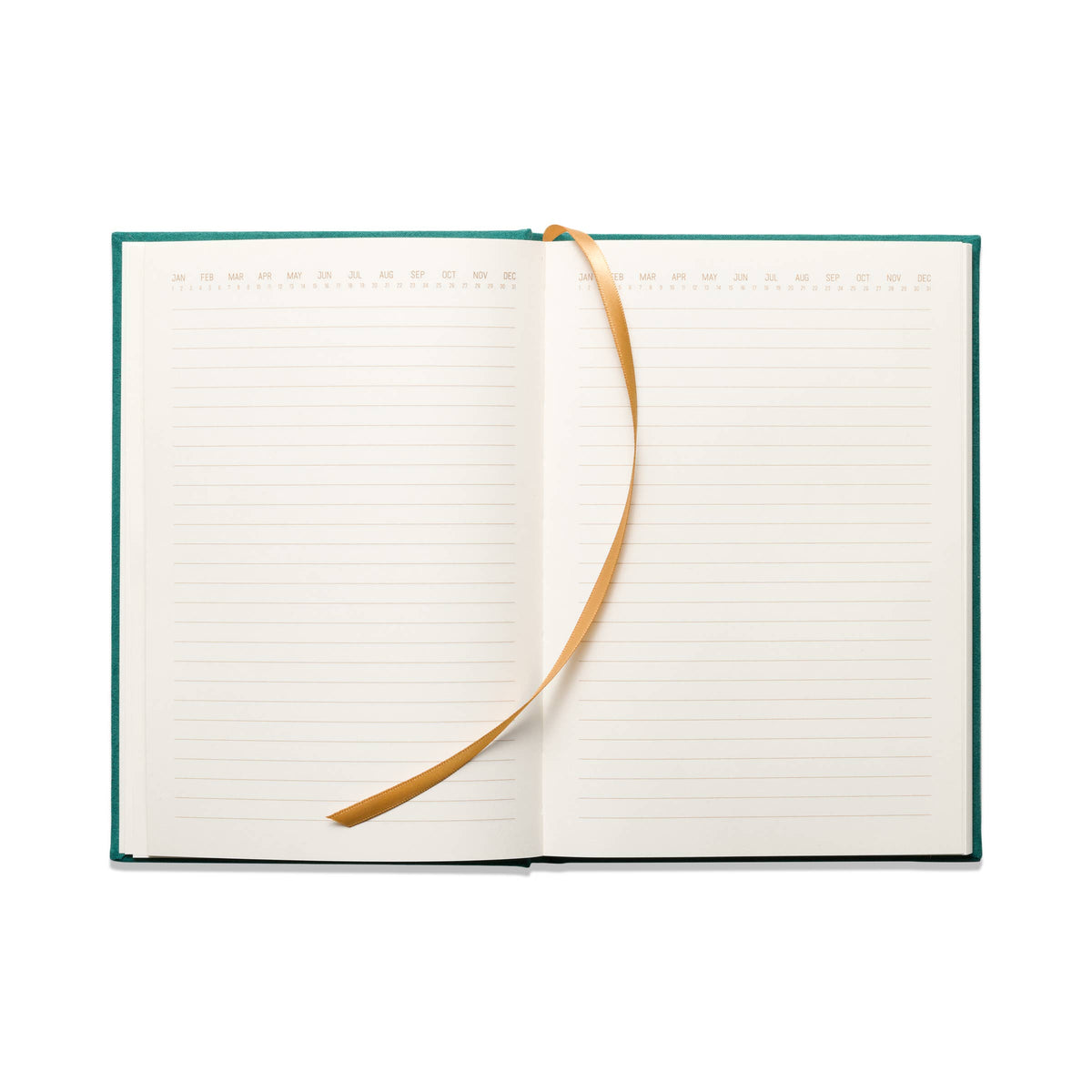 DesignWorks Ink Suede Journals | Linear Boxes Green