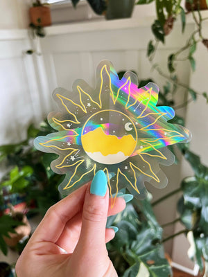 Jess Weymouth | Sun Night Sky Suncatcher Decal