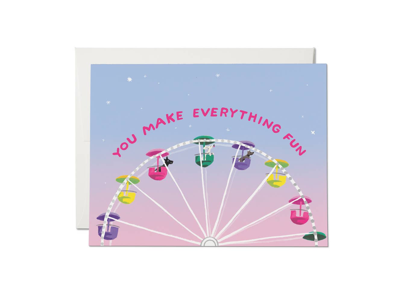 Red Cap Cards You Make Everything Fun | Friendship Greeting Card