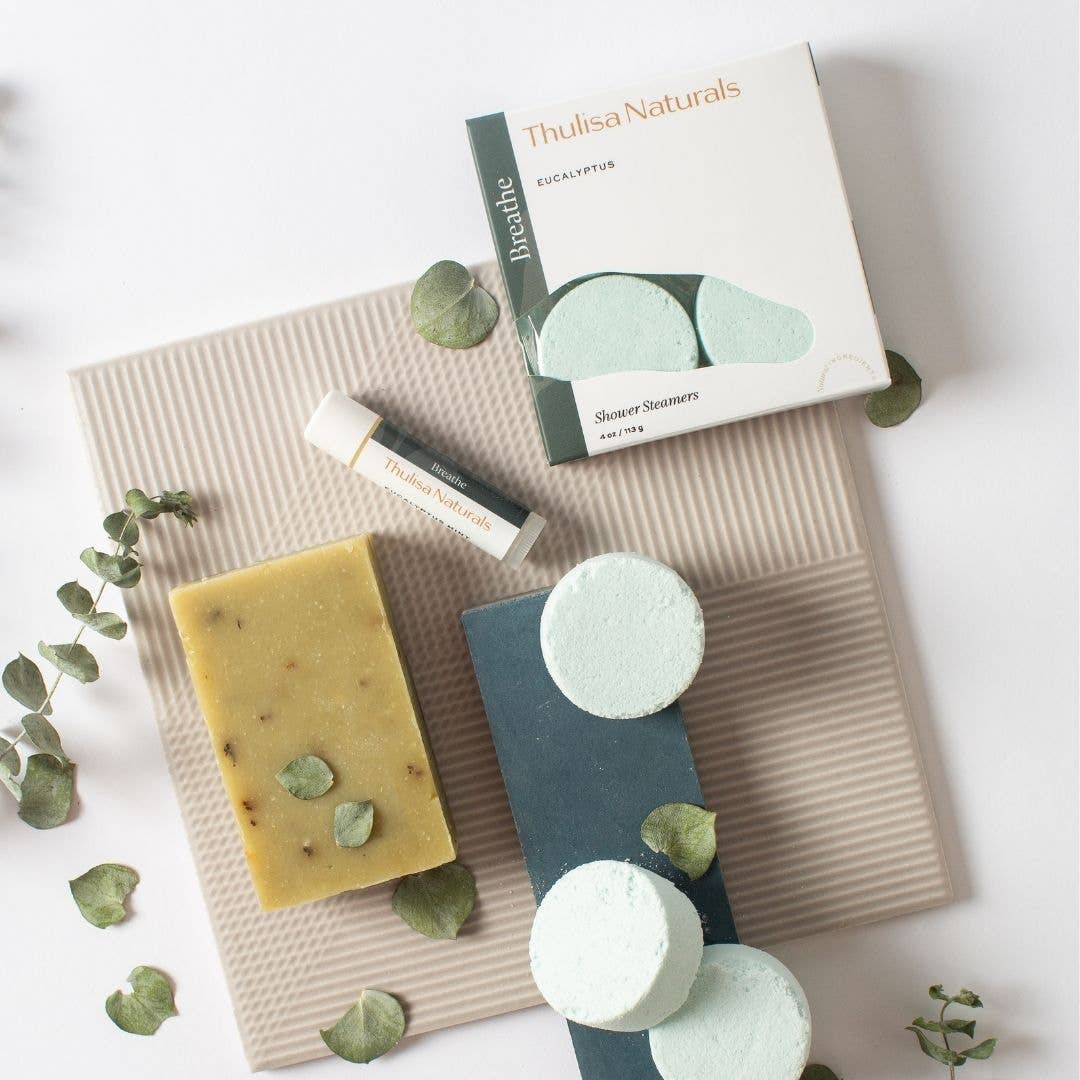 Thulisa Naturals | Bath + Body - Breathe Shower Steamers | Eucalyptus
