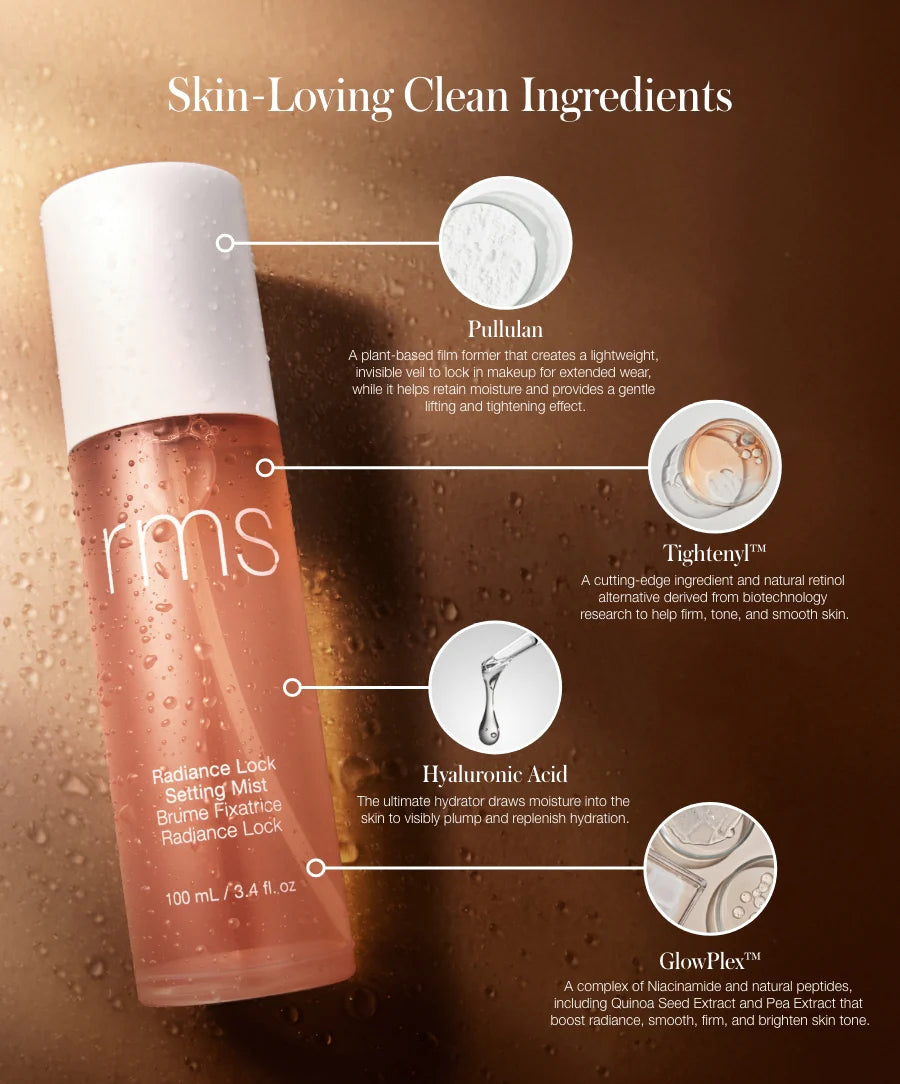 RMS Beauty Radiance Lock Setting Mist | Travel Size
