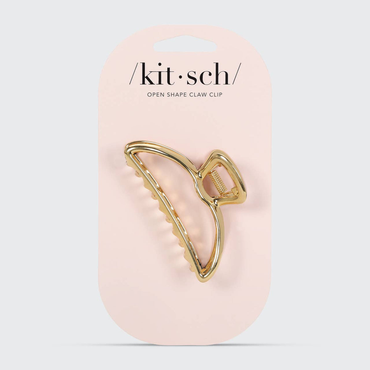 KITSCH Open Shape Claw Clip | Gold