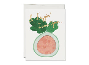 Red Cap Cards Figgin' Love | Greeting Card