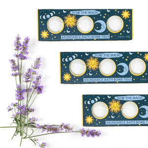 Sow the Magic | Moon Phase Abundance Bath Bomb Trio