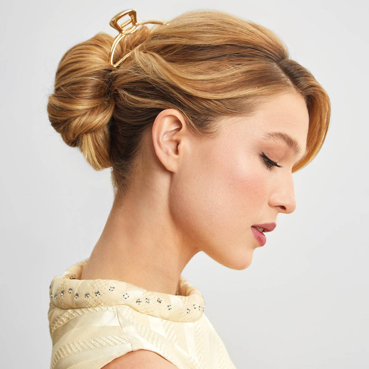 KITSCH Open Shape Claw Clip | Gold