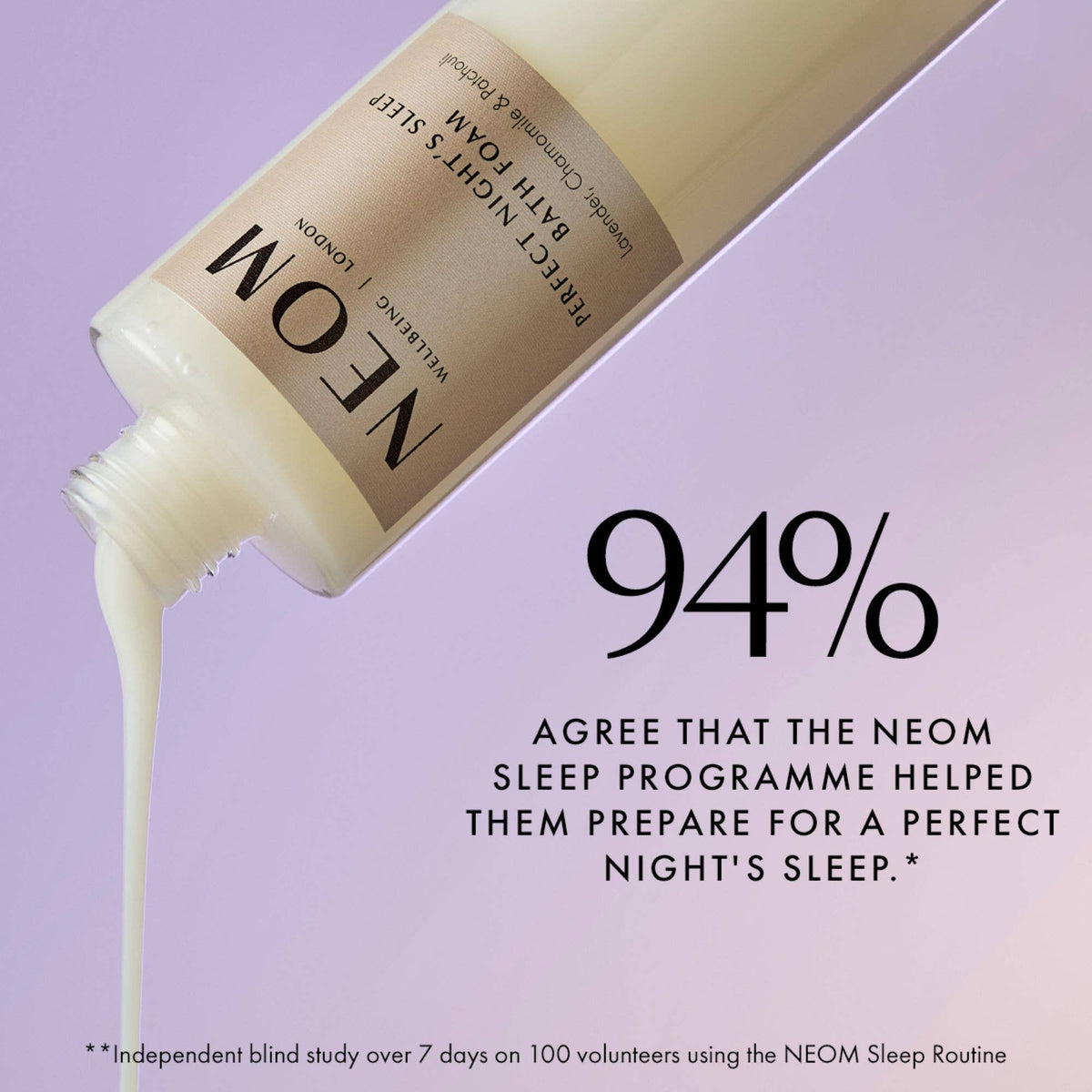 NEOM Wellbeing Perfect Night's Sleep Bath Foam