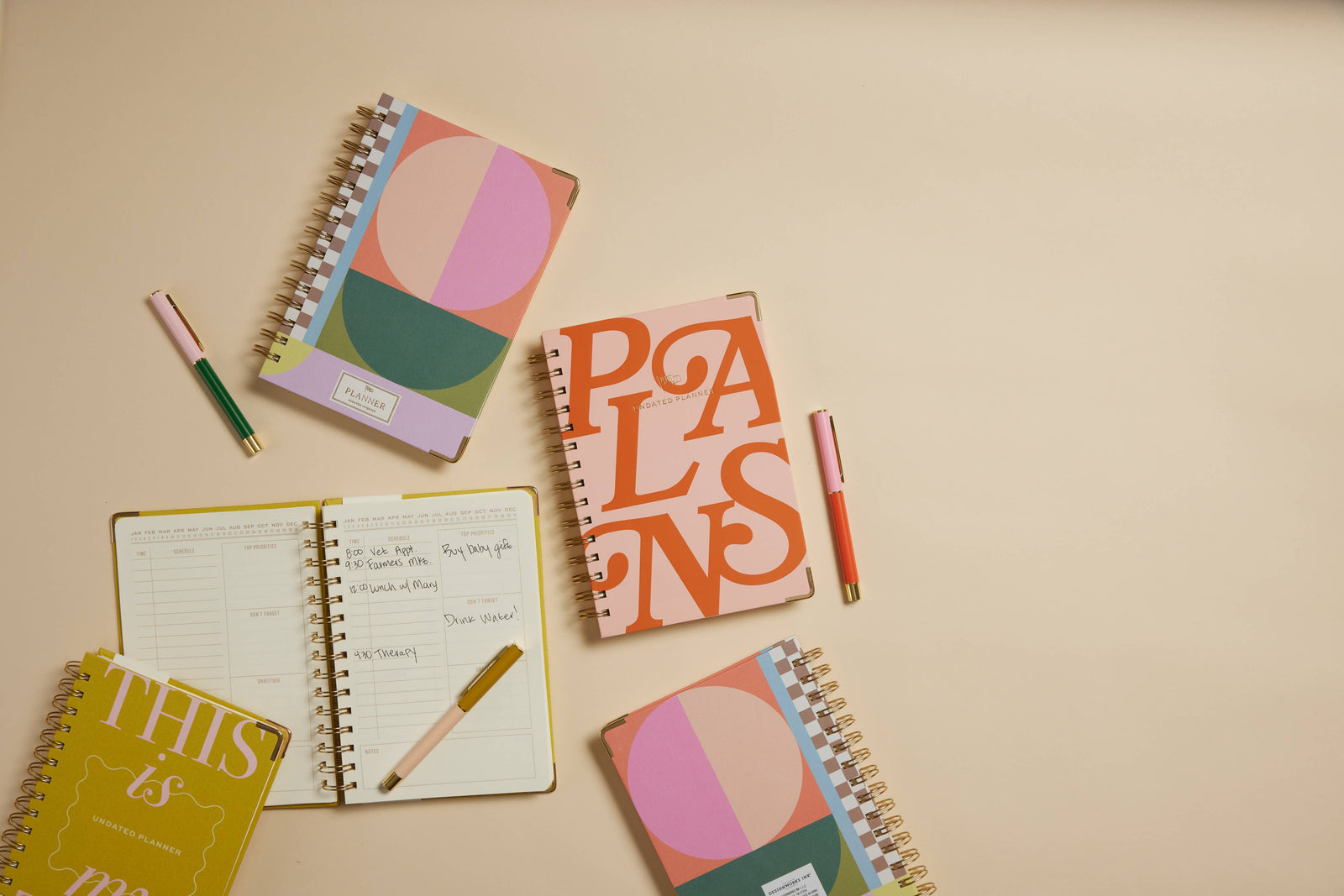 DesignWorks Ink Undated 13 Month Perpetual Planner | My Time