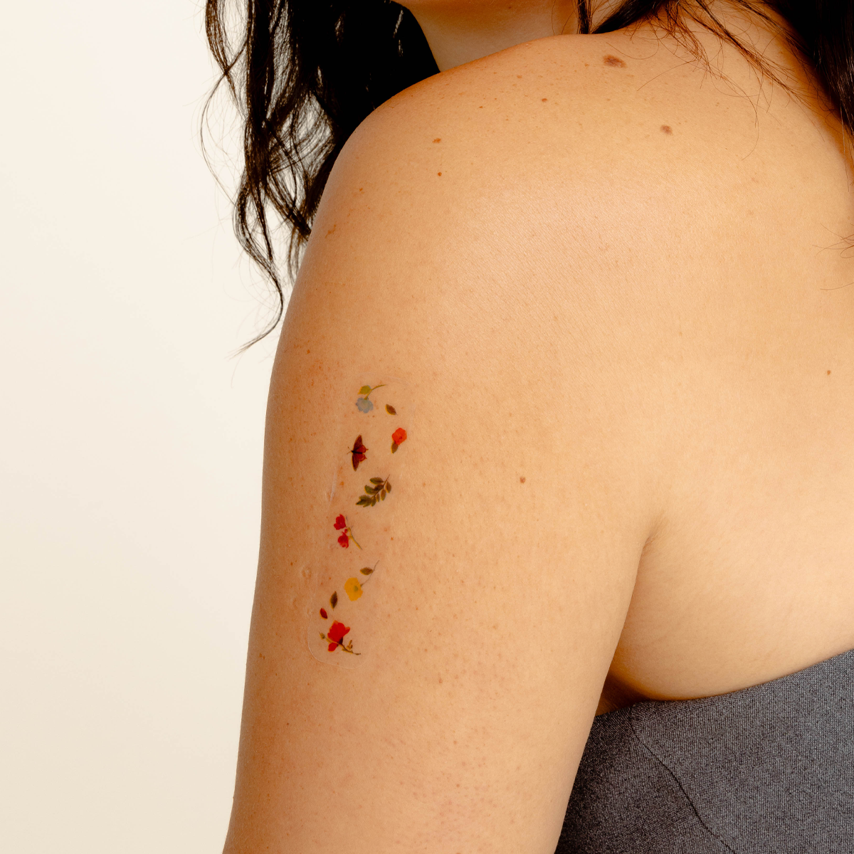 Barriere Skin Support Vitamin Patch 6pk | Multicolor Wildflower Print