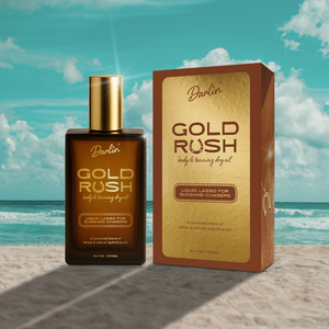 Darlin' Skincare Gold Rush Body Oil | Tropical Coconut Vanilla Scented