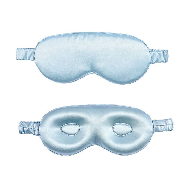 SaySilk™ 22 Momme 100% Mulberry Silk Contour Sleep Mask | Ice