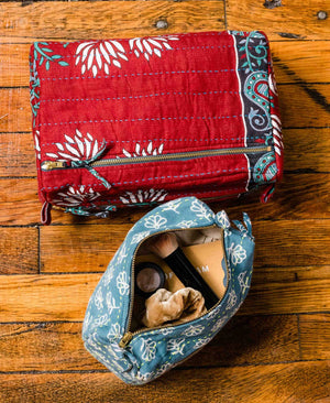 Anchal Large Kantha Toiletry Bag | No. 240112