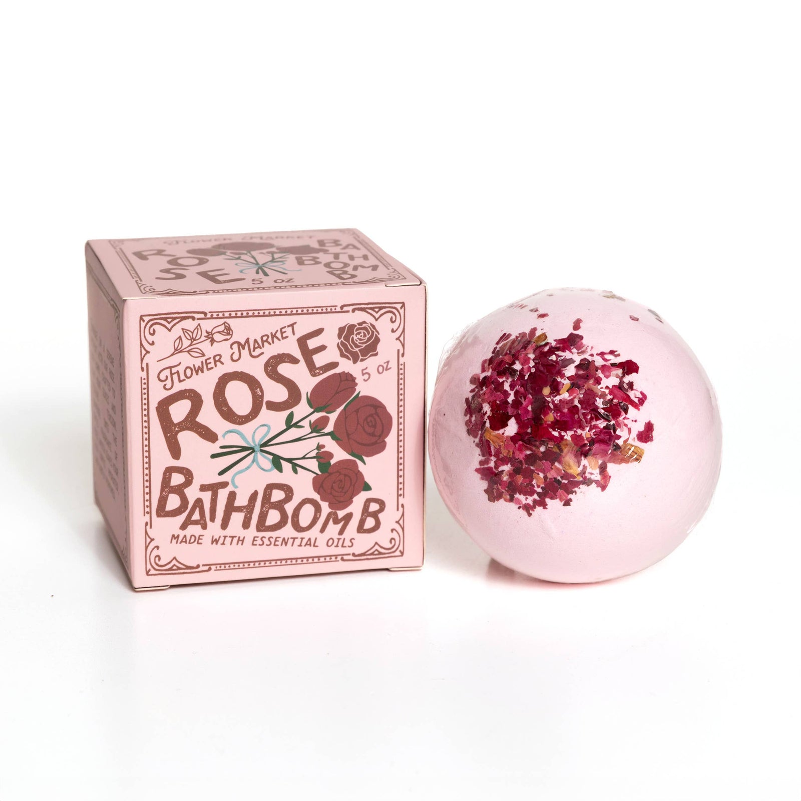 123 Farm Rose Bath Bomb Aromatherapy 5 oz
