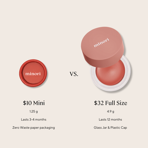 Minori Zero Waste Cream Blush Mini | Scarlet