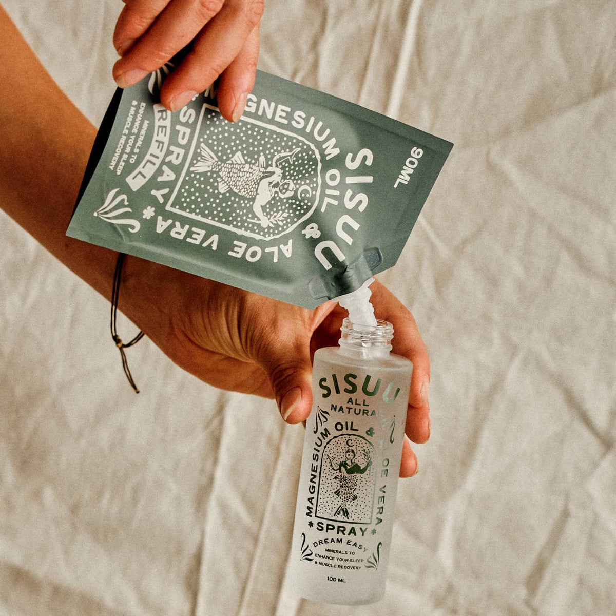 SISUU Magnesium Oil & Aloe Vera Spray Refill | 200ml