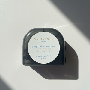 Salt + Soul Skincare Lymphatic Support Facial Dry Brush | Face Sculpting