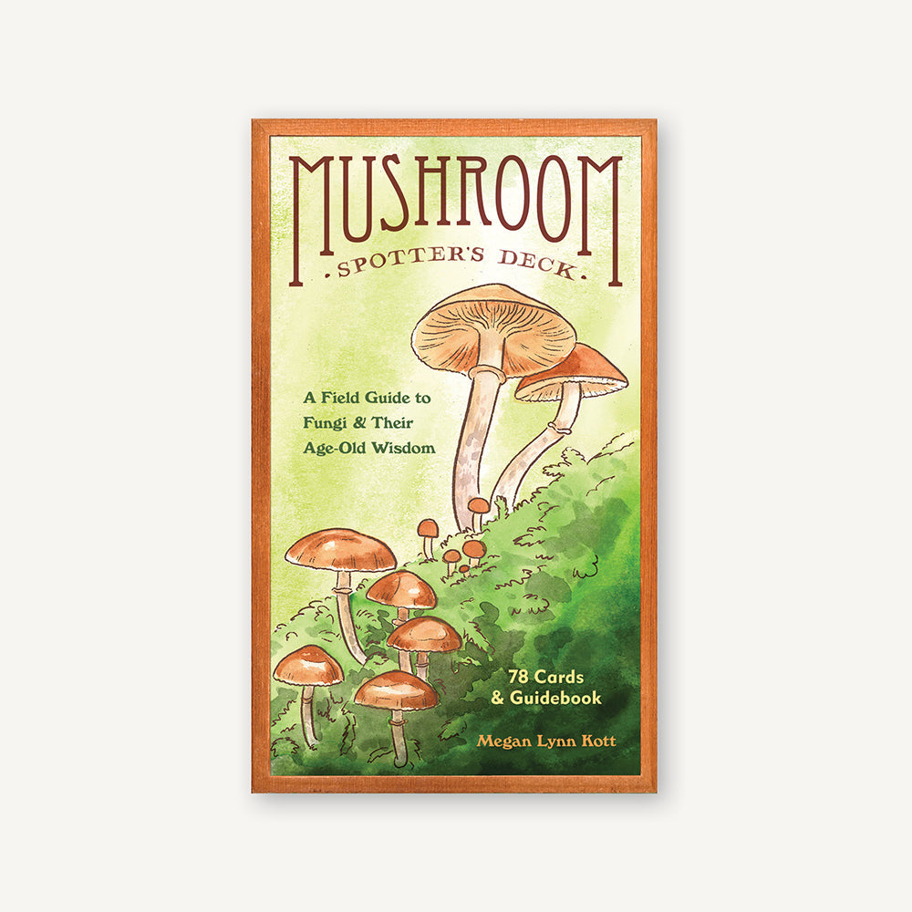 Mushroom Spotter's Deck | A Field Guide to Fungi & Their Age-Old Wisdom by Megan Lynn