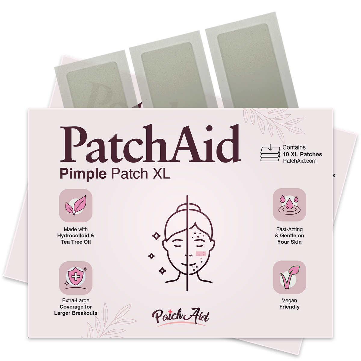 PatchAid - Pimple Patch XL - Maximum Coverage for Stubborn Breakouts