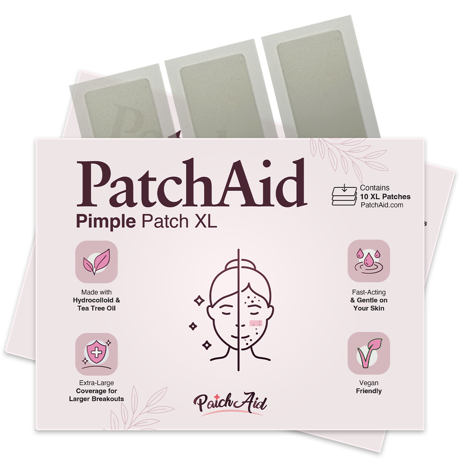 PatchAid - Pimple Patch XL - Maximum Coverage for Stubborn Breakouts