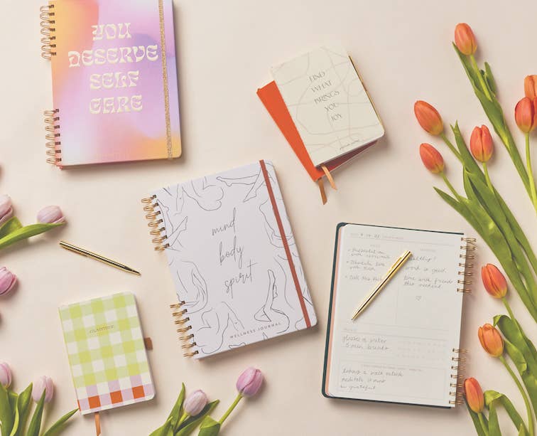 DesignWorks Ink Guided Wellness Journal | Mind Body Spirit