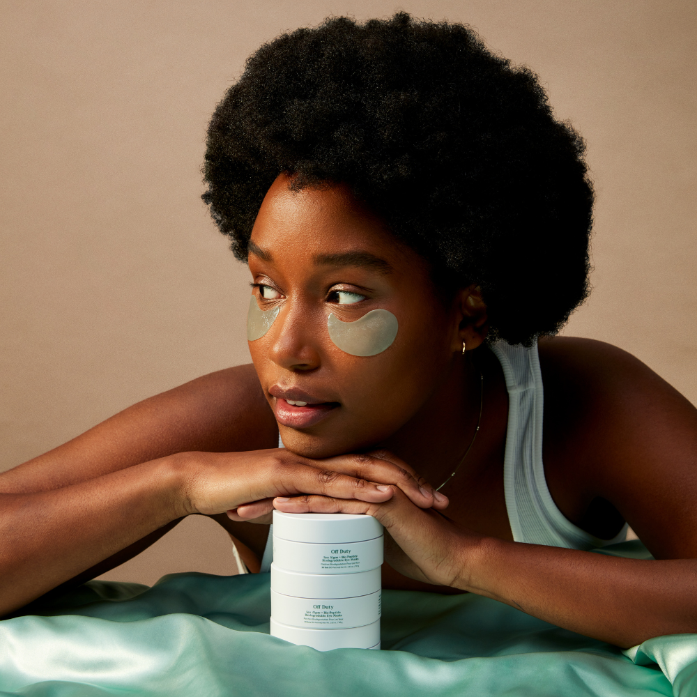 Three Ships (No Duties | Ships from US/CA | USMCA Compliant) - OffDuty™ Sea Algae + Bio-Peptide Smoothing Biodegradable Eye Masks