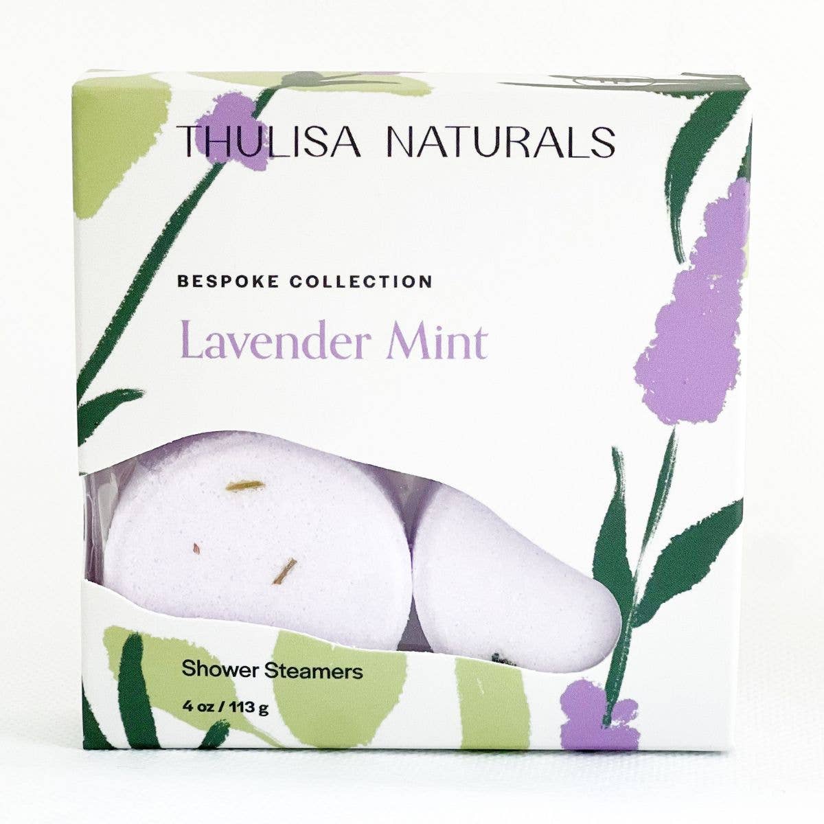 Thulisa Naturals | Bath + Body - Shower Steamer | Lavender Mint