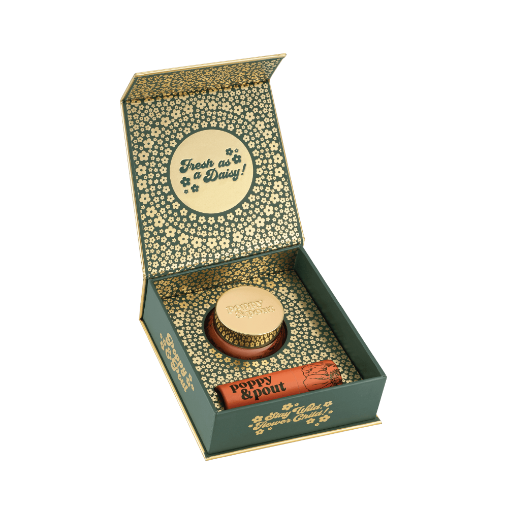 Poppy & Pout Lip Care Duo | Pomegranate Peach