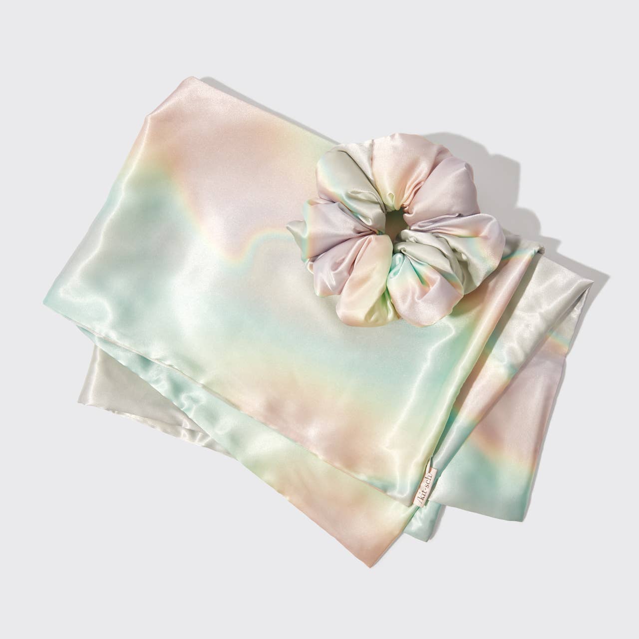 KITSCH - Holiday Satin Pillowcase and Pillow Scrunchie 2pc - Aura