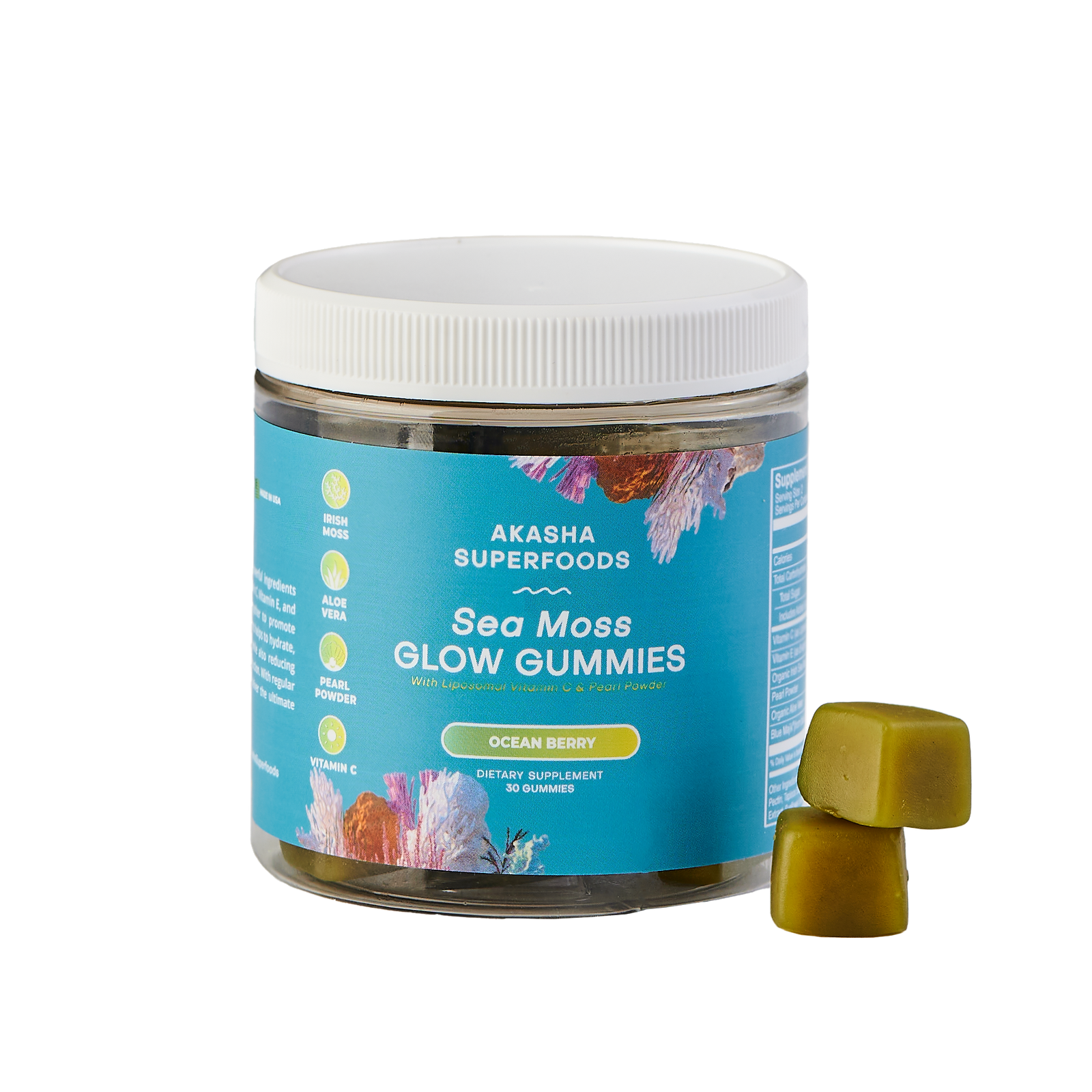 Akasha Superfoods | Sea Moss Glow Gummies 30ct