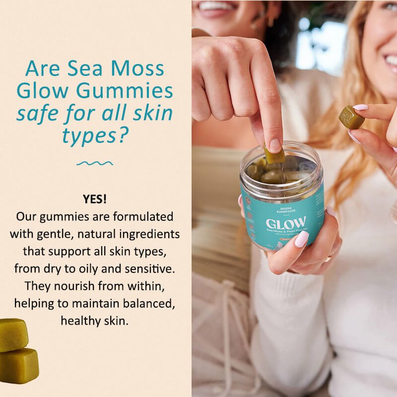Akasha Superfoods Sea Moss Glow Gummies | 60ct