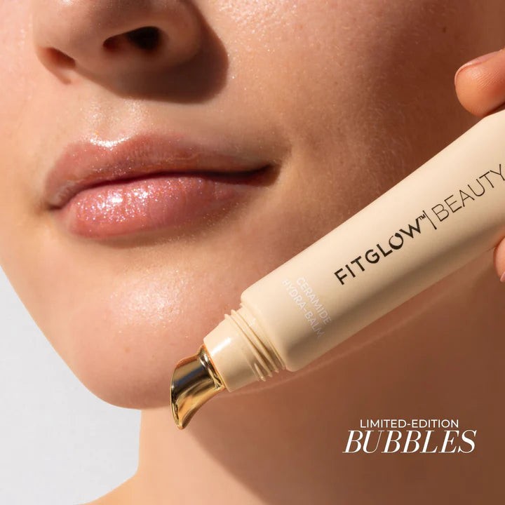 Fitglow Beauty Ceramide Hydra-Balm | Multi-Benefit Hybrid Lip Serum + Oil-in-One