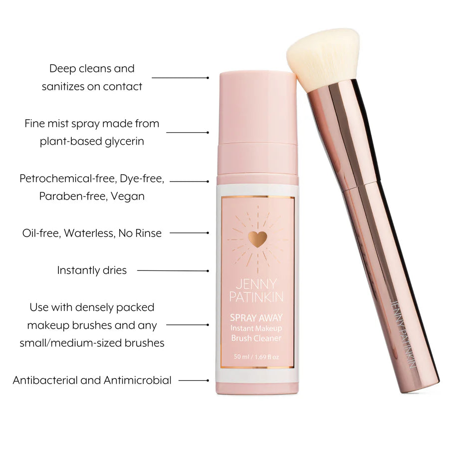 Jenny Patinkin Spray Away Instant Makeup Brush Cleaner
