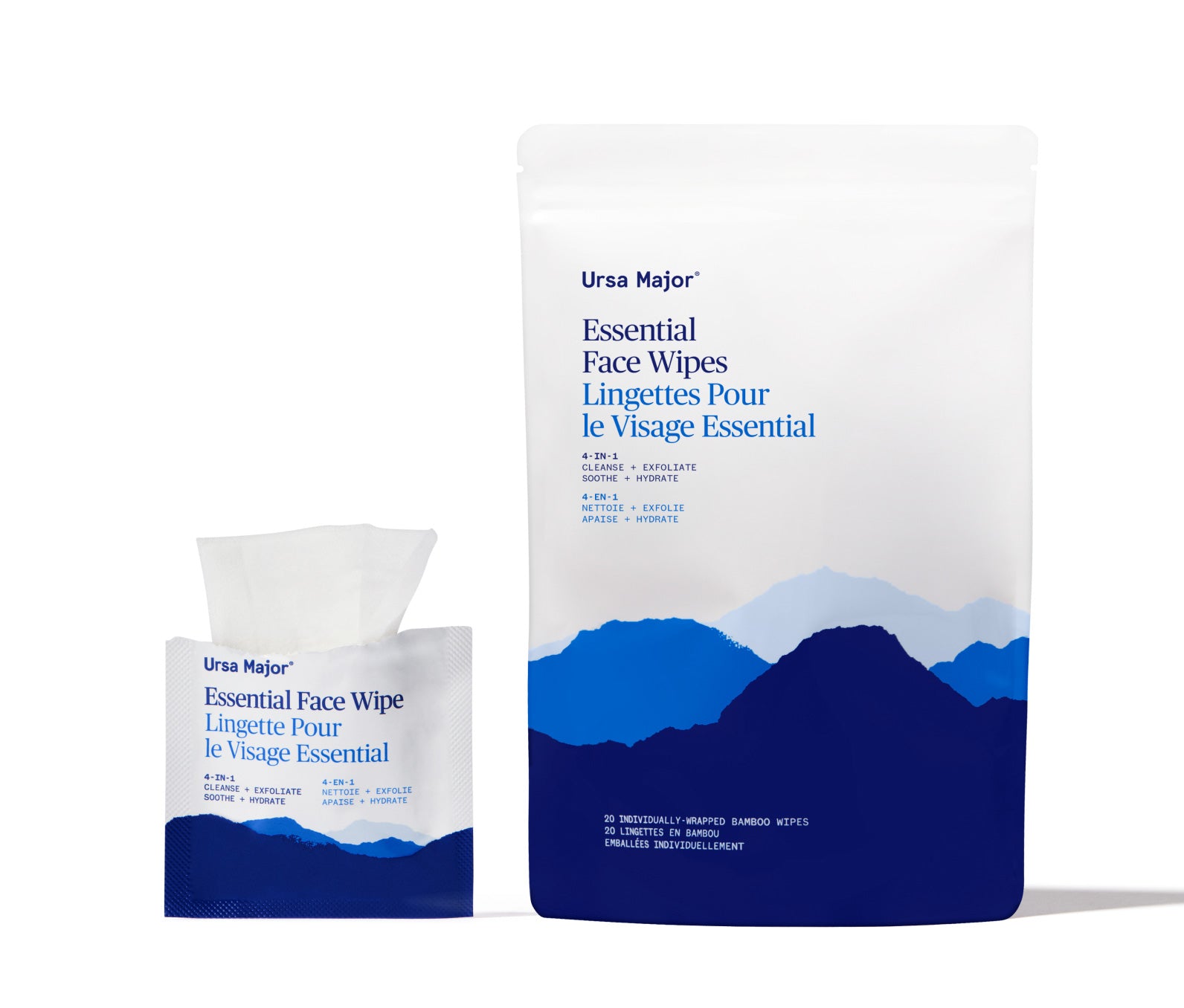 Ursa Major Essential Face Wipes | 20 ct.