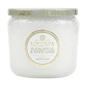 Voluspa Eucalyptus & White Sage Petite Jar Candle