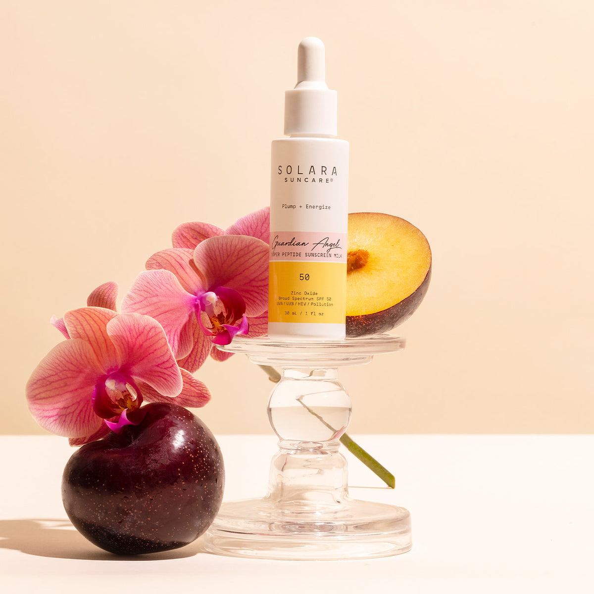 Solara Suncare Guardian Angel Super Peptide Sunscreen Milk, SPF 50