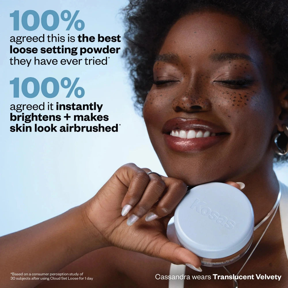 Kosas Cloud Set Loose Powder | Translucent Setting + Blurring Powder