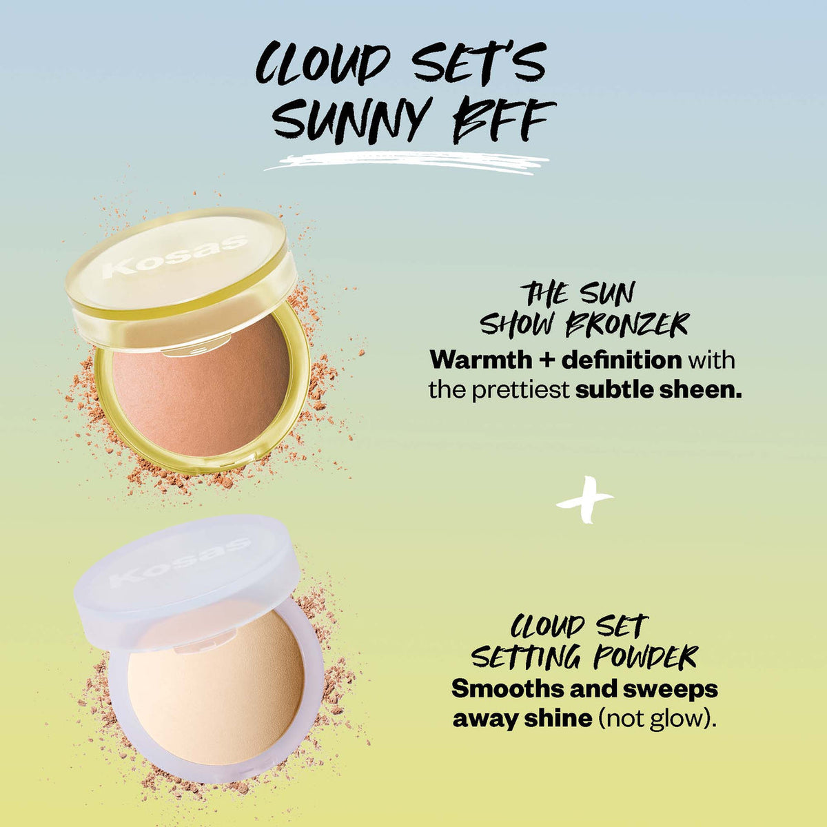 Kosas The Sun Show | Glowy Warmth Baked Bronzer