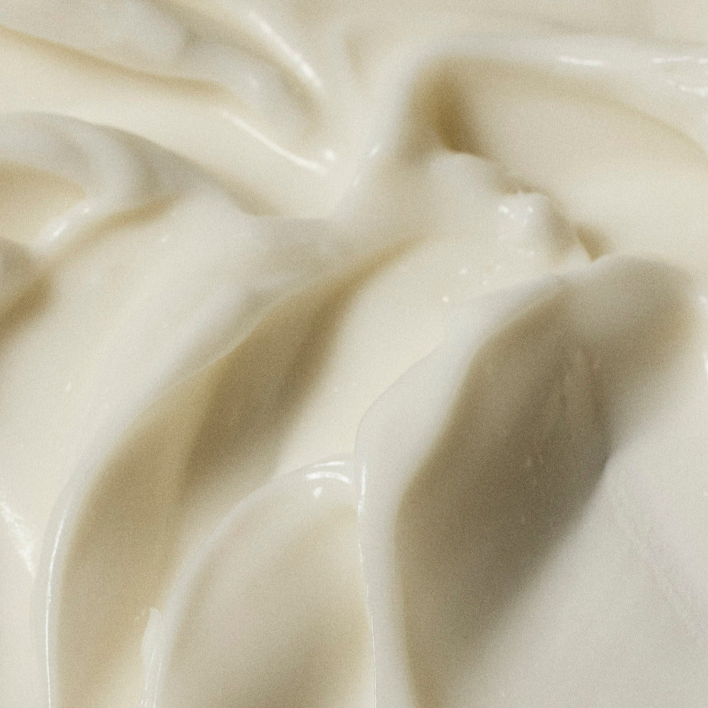 Close-up of smooth, creamy white texture