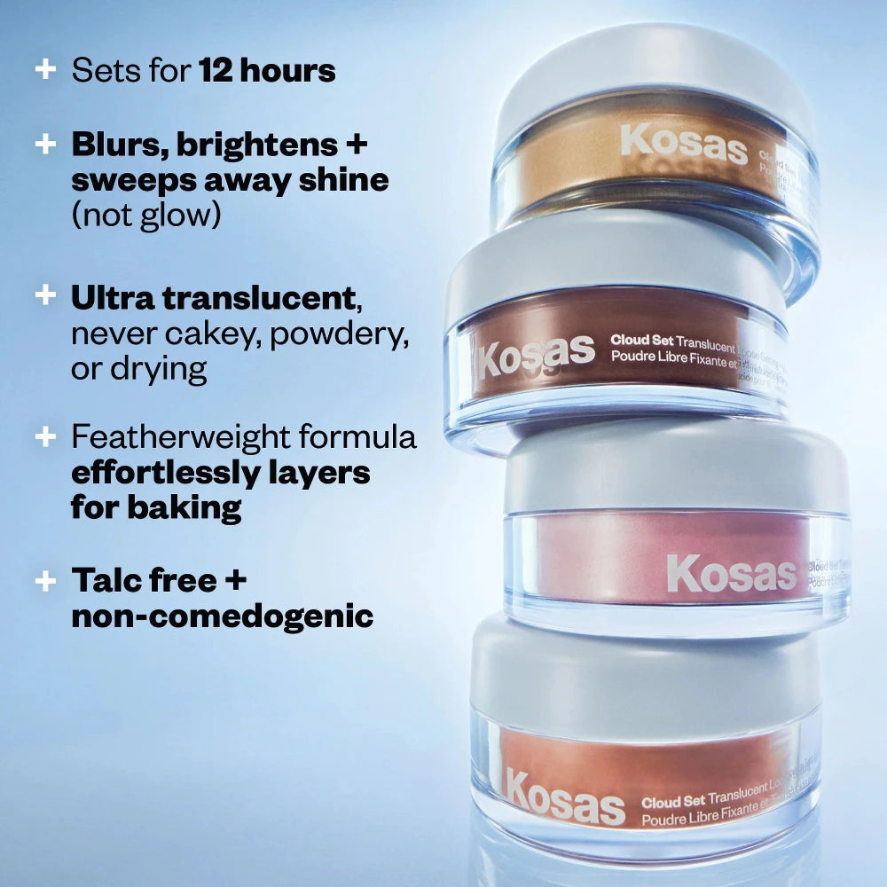 Kosas Cloud Set Loose Powder | Translucent Setting + Blurring Powder