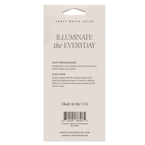 Sweet Water Decor Coastal Lemon Hanging Air Freshener