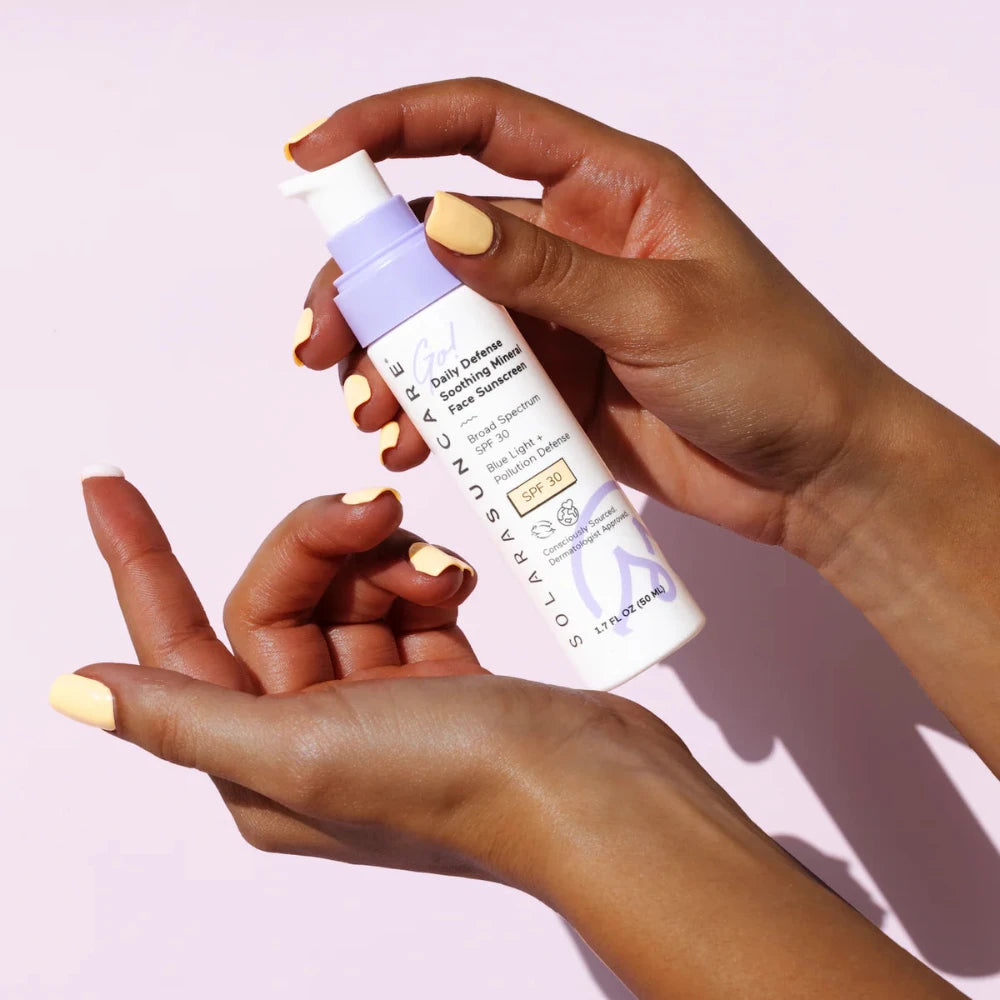 Solara Suncare Go! Daily Defense Soothing Mineral Face Sunscreen, SPF 30