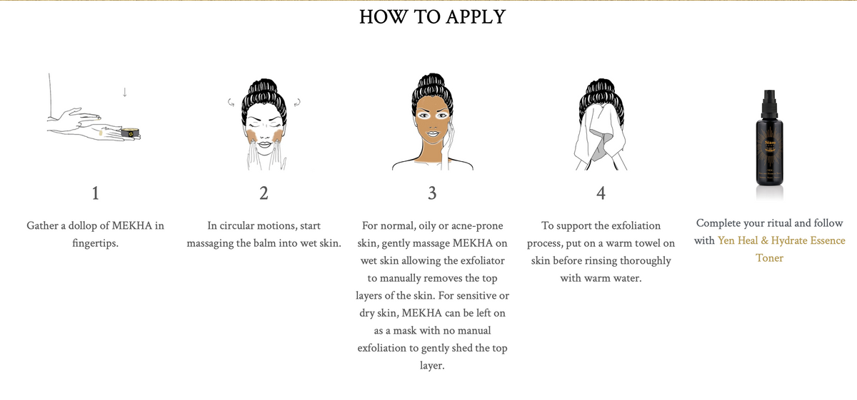 Siam Seas Mekha Exfoliating Cleanser | Dual-active exfoliator for dry, dull skin