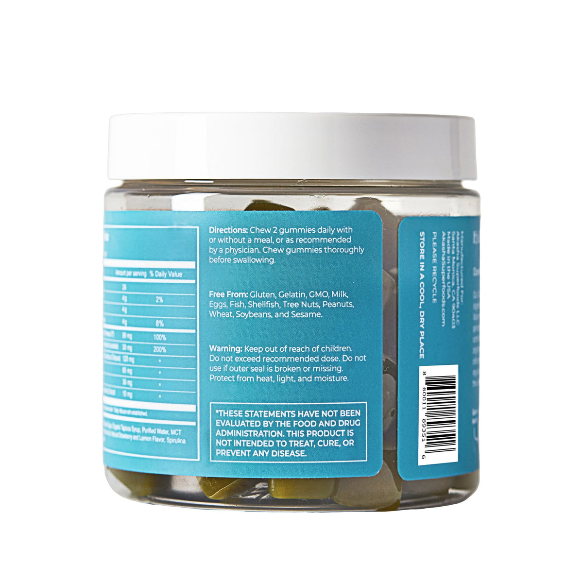 Akasha Superfoods Sea Moss Glow Gummies | 60ct