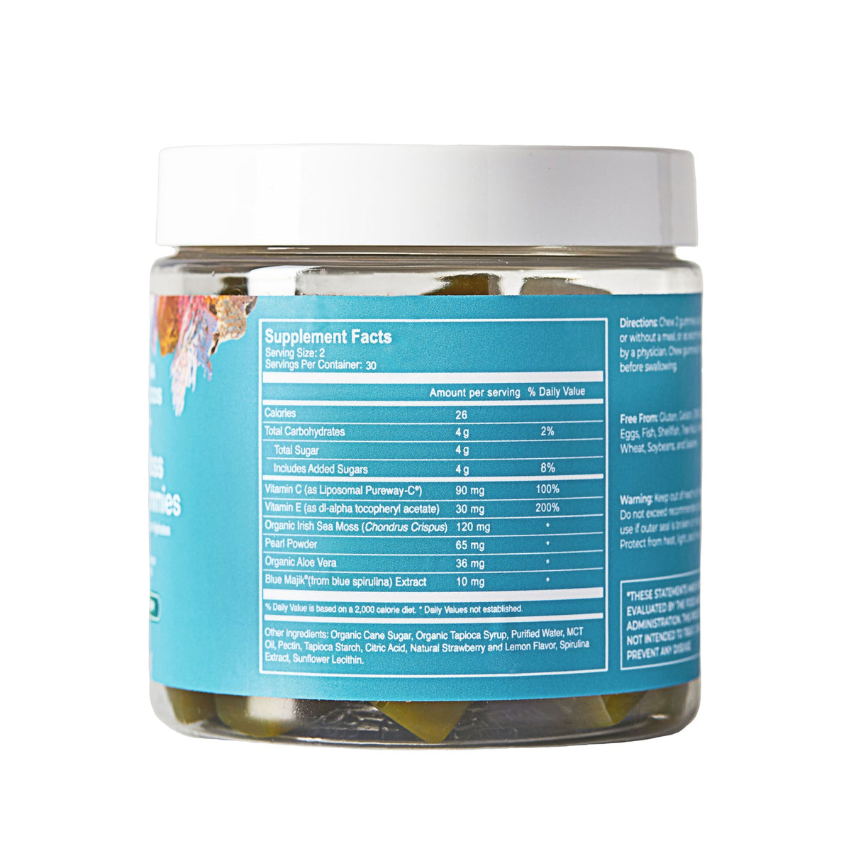 Akasha Superfoods Sea Moss Glow Gummies | 60ct