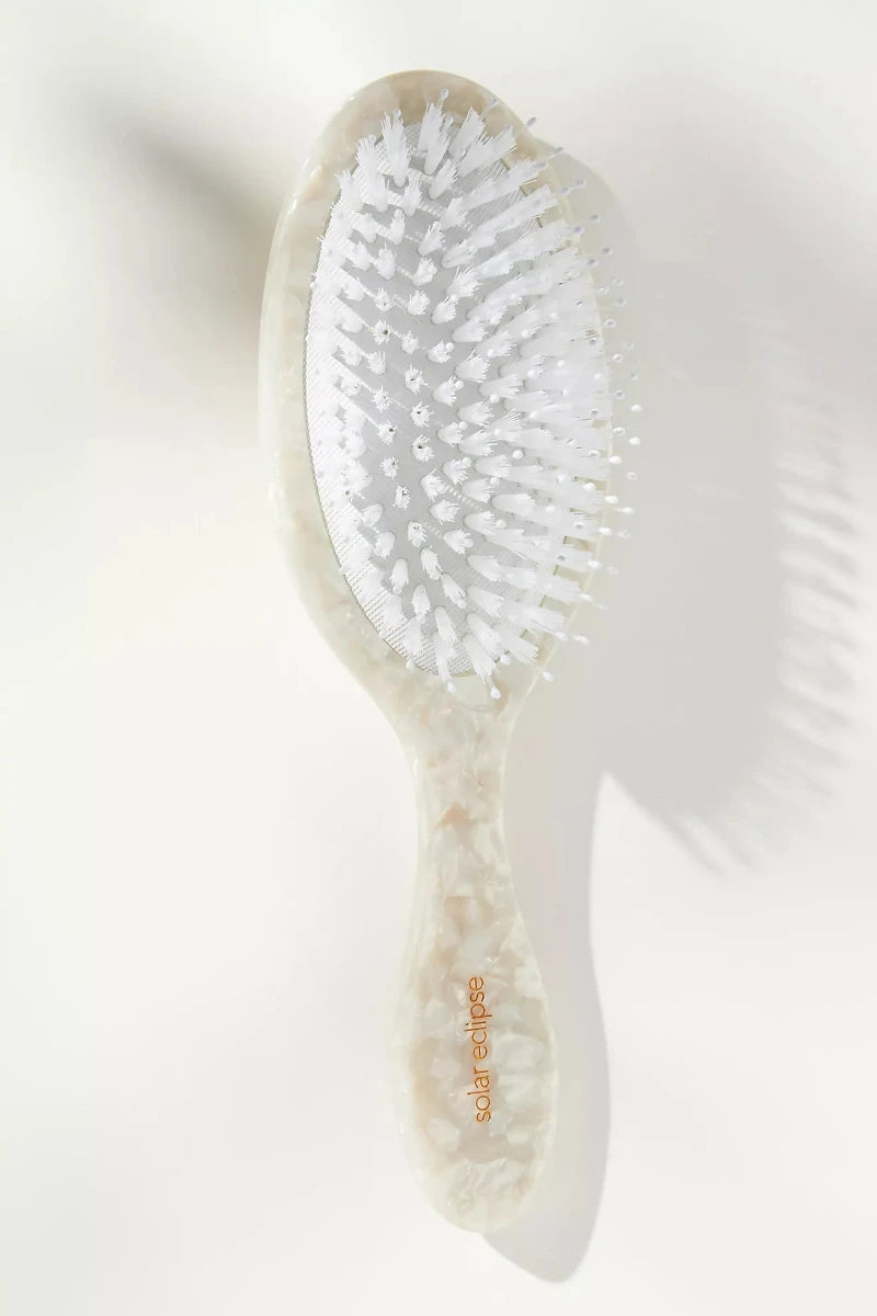 Solar Eclipse - Perfect Daily Hair Brush | Eco-Friendly Acetate: Pearl