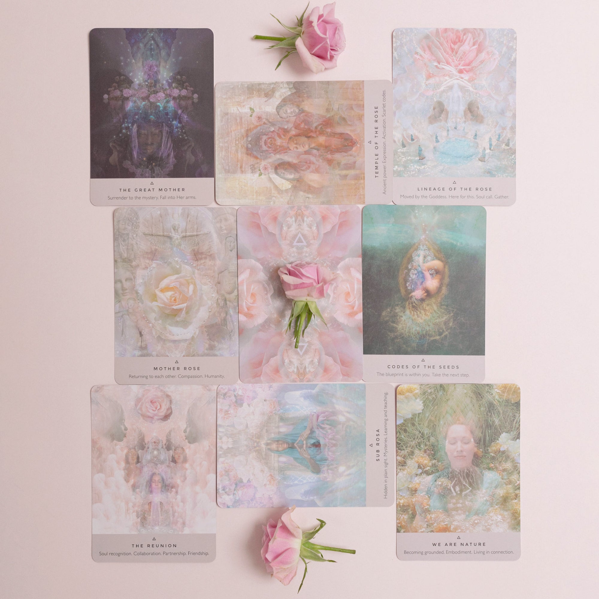 The Rose Oracle | A 44-Card Deck and Guidebook by Rebecca Campbell