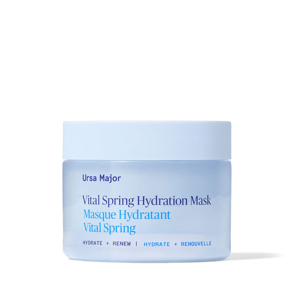 Ursa Major Vital Spring Hydration Mask jar on a white background